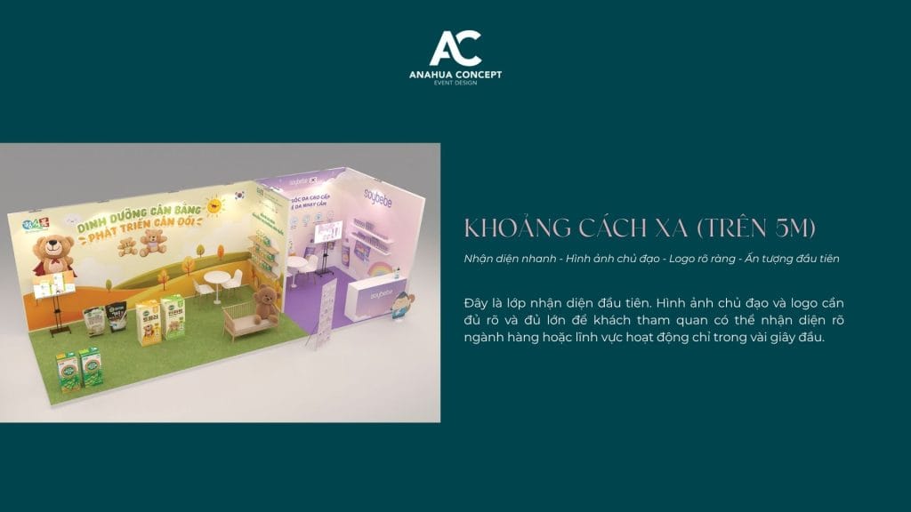 Thiết kế gian hàng triển lãm ở khoảng cách xa - Anahua Concept