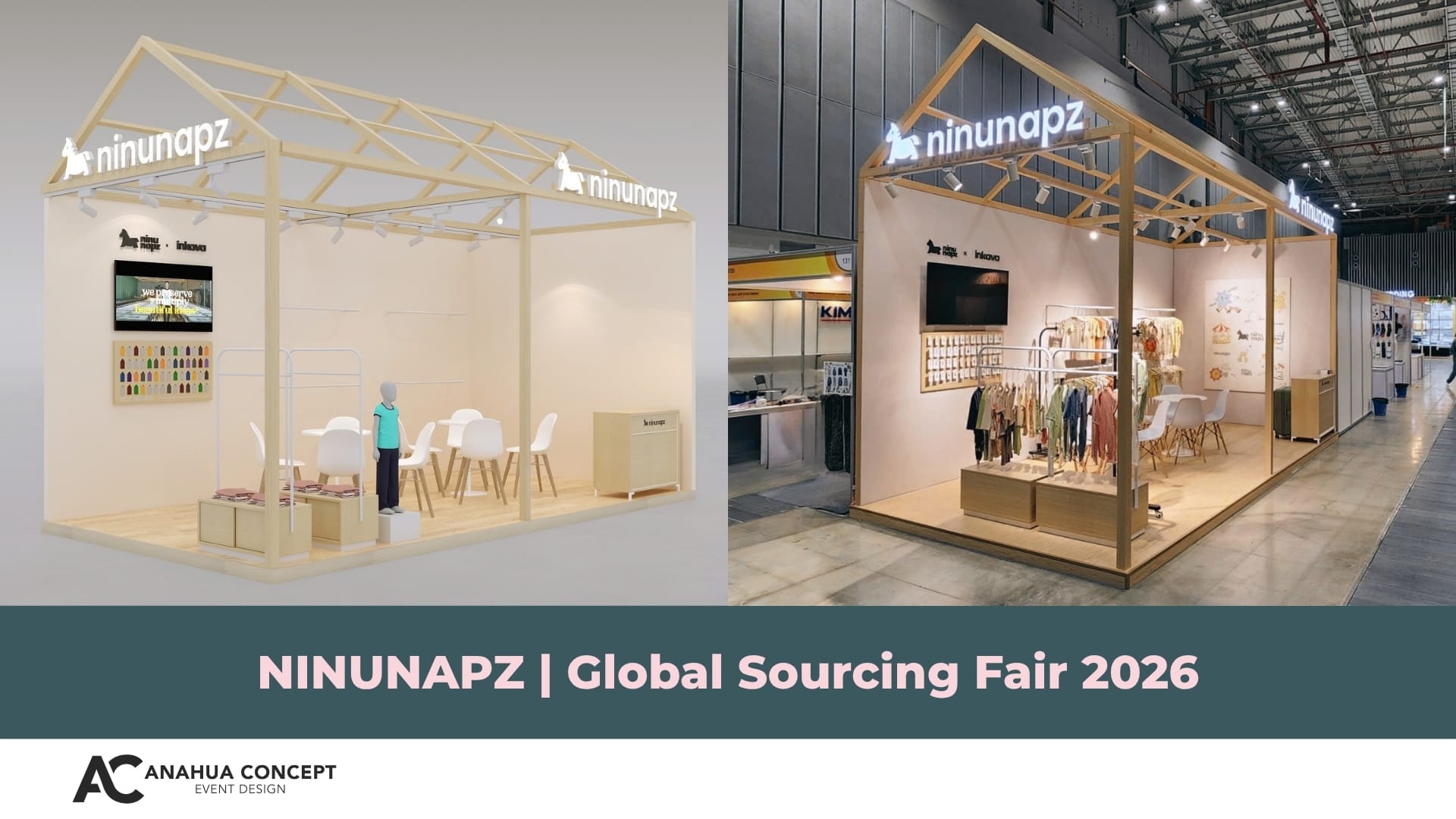 Ninunapz Anahua Concept - Gian hàng triển lãm thời trang trẻ em tại Global Sourcing Fair 2026