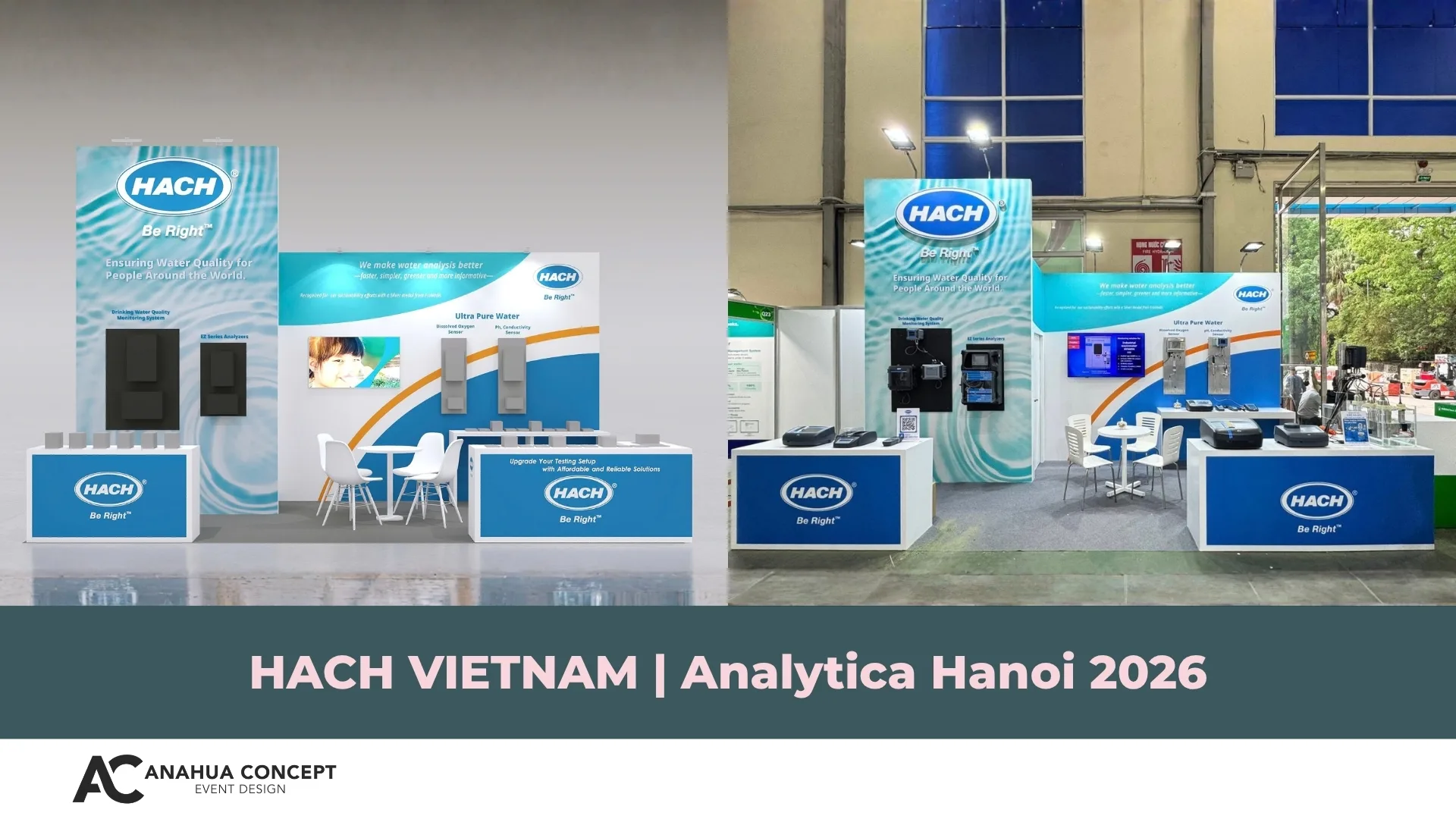 Anahua Concept x Hach Vietnam: Giải pháp không gian tại triển lãm Analytica Hanoi 2026