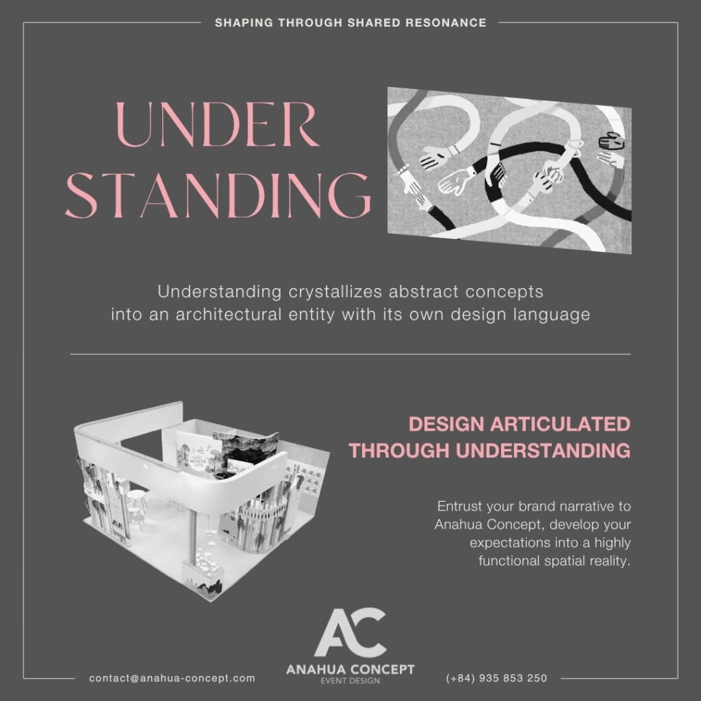 Understanding crystallizes abstract concepts into an architectural entity with its own design language