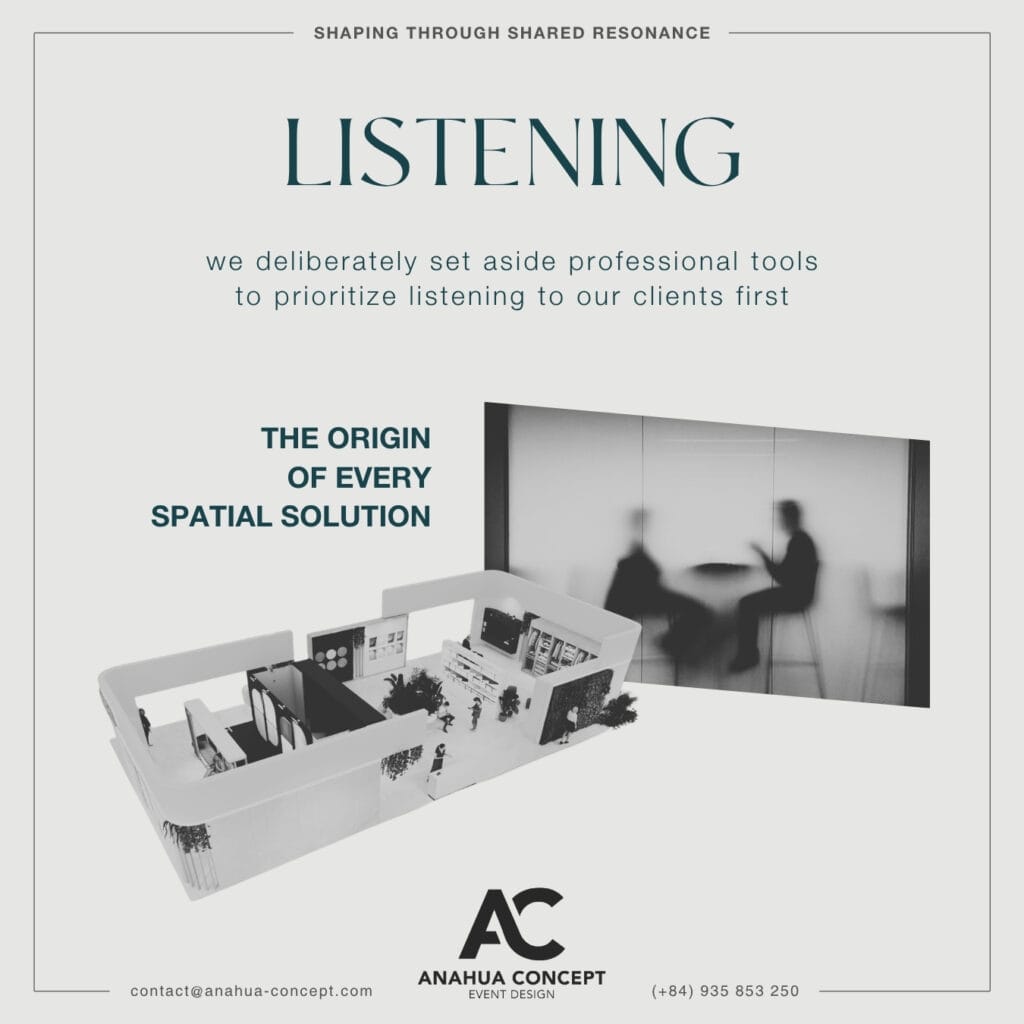 we deliberately set aside professional tools to prioritize listening to our clients first