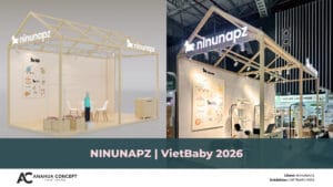 Reusable Exhibition Booth Design | Ninunapz at VietBaby 2026