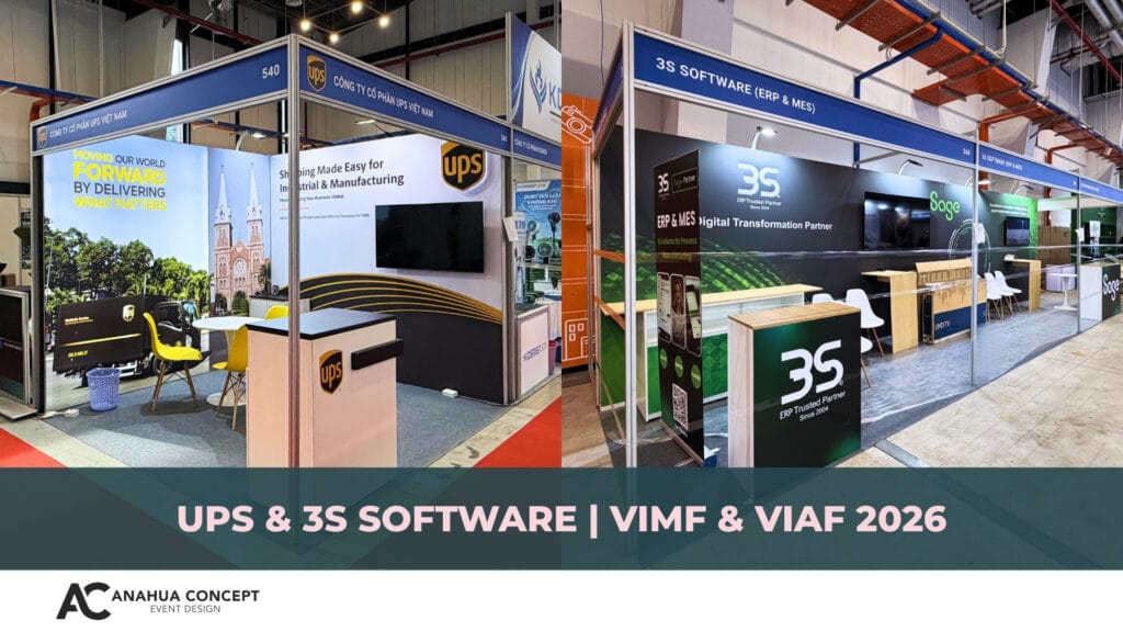 UPS & 3S Software exhibition booths at VIMF & VIAF 2026