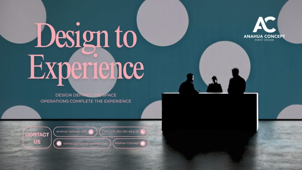 Exhibition space designed for a cohesive brand experience